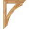 Ekena Millwork Thorton Traditional Rough Sawn Bracket w/ Offset Brace, Western Red Cedar, 6"W x 28"D x 36"H BKT0604X28X36THR01RWR - alternate 2